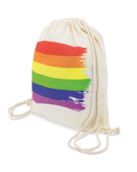 PRIDE - BAUMWOLL-RUCKSACK MIT LGBT-FLAGGE