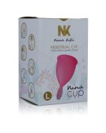 NINA KIKÍ - MENSTRUAL CUP ROSA - GRÖSSE L