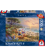 Disney, Donald & Daisy, A Duck Day Afternoon - 1000 Teile Puzzle (Thomas Kinkade)