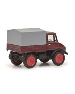 Schuco 452660900 - Unimog U406 rot, 1:87 - Modellauto