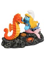 Schlumpfine mit Seepferdchen - Deko-Figur