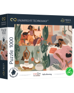 Yoga, Katzen & Kaffee, Hello Morning - UFT Puzzle 1000 Teile