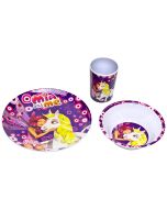 Mia and Me - 3-teiliges Melamin Set
