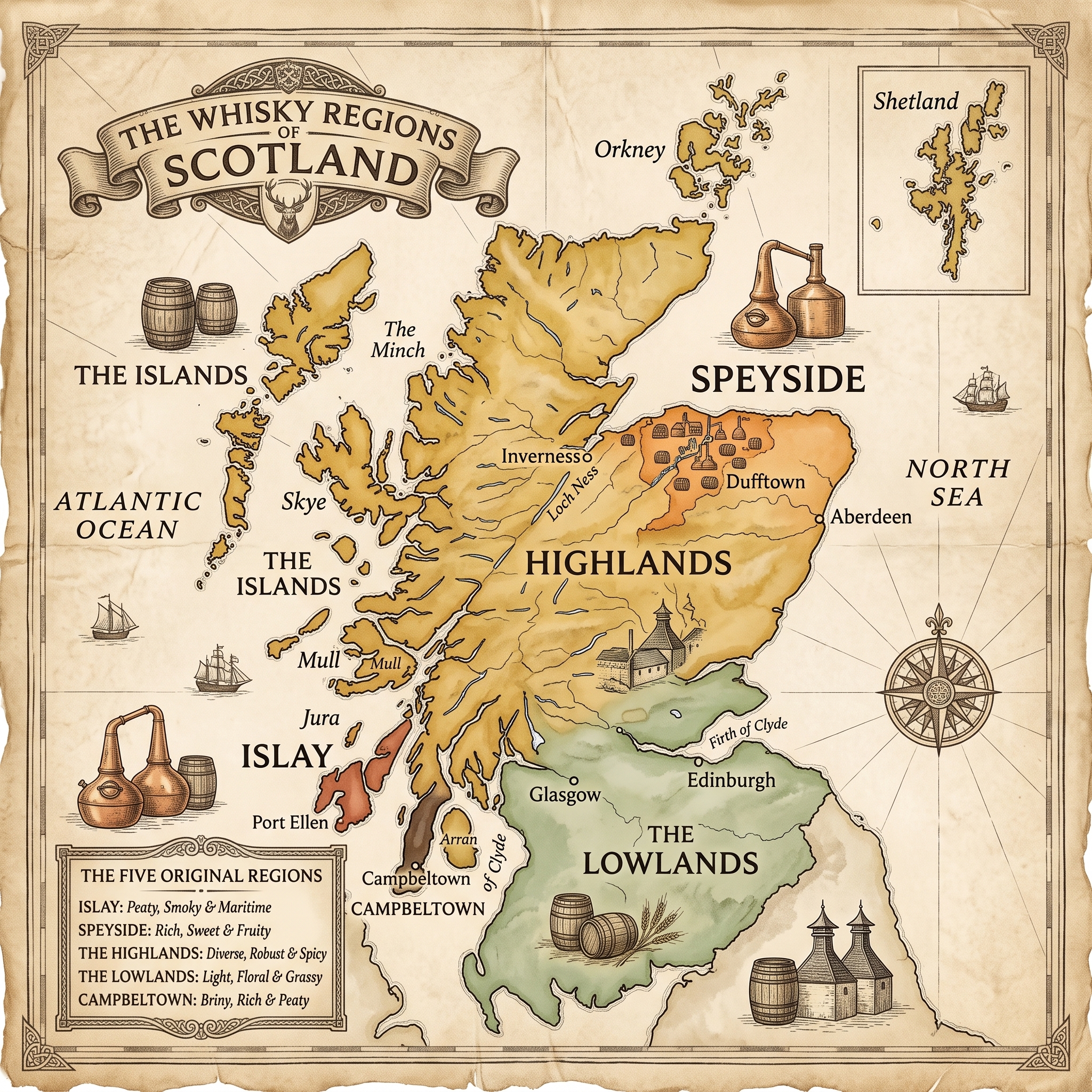Whisky Regions of Scotland
